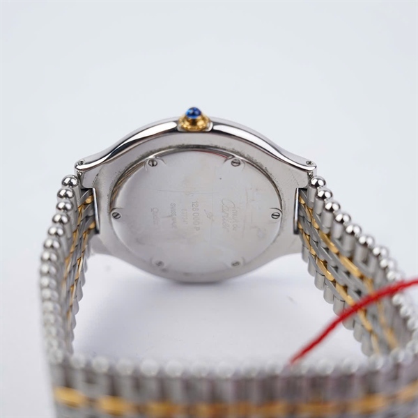 Đồng hồ Cartier 3 vành kim- kim zin demi vàng (126000P) sz37 (HN) KG+