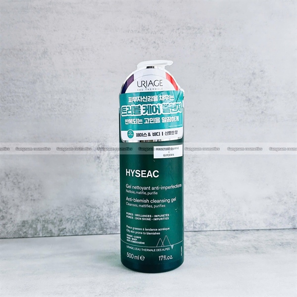 SRM Uriage anti- blemish cleansing gel 500ml