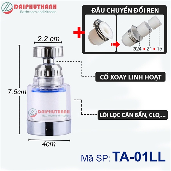 Đầu lọc nước tăng áp (I)