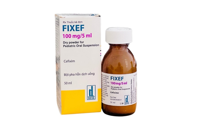 Fixef 100mg/5ml (Hộp 1 lọ 50ml) - Deva Holding – Thổ Nhĩ Kỳ