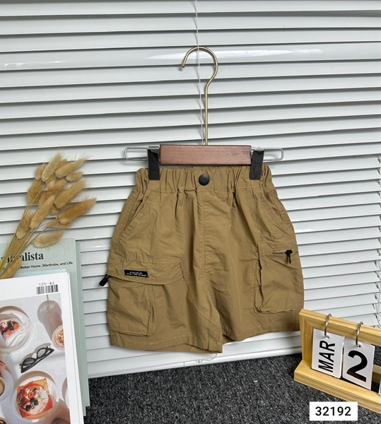 Quần kaki 1 khóa kéo - Nâu nhạt