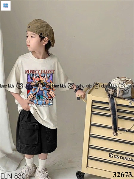 32673 - Set bộ LUFFY trắng