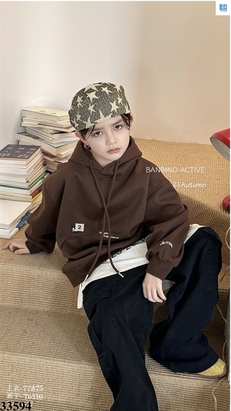 33594-Áo Hoodie Nâu M2 BBN