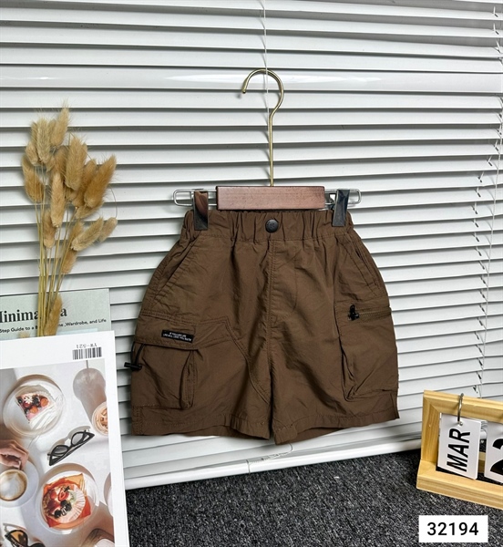 Quần kaki 1 khóa kéo - Nâu đậm