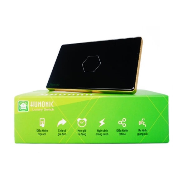 Công tắc cảm ứng BLE Luxury CSL, HCN, màu Đen