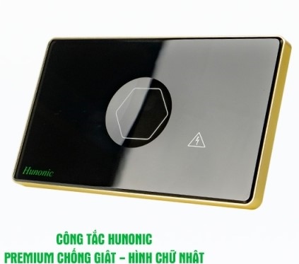 Công tắc cảm ứng BLE Premium CSL Chống Giật, HCN, màu Đen