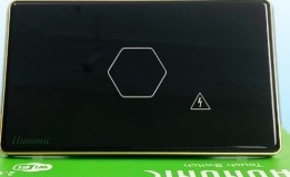 Công tắc cảm ứng WiFi Hunonic CSL Chống Giật, HCN, màu Đen