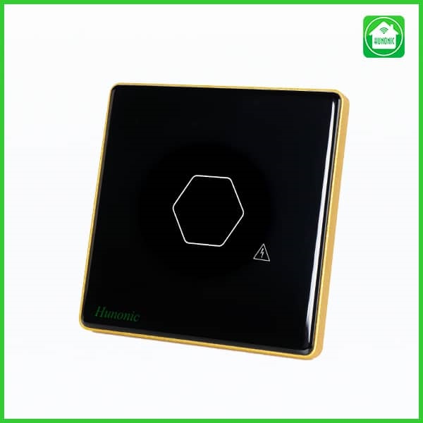 Công tắc cảm ứng WiFi Hunonic CSL Chống Giật, HV, màu Đen