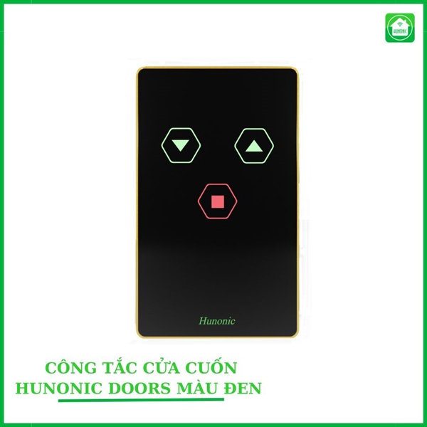 Công tắc Cửa Cuốn Wifi Hunonic Door S màu Đen