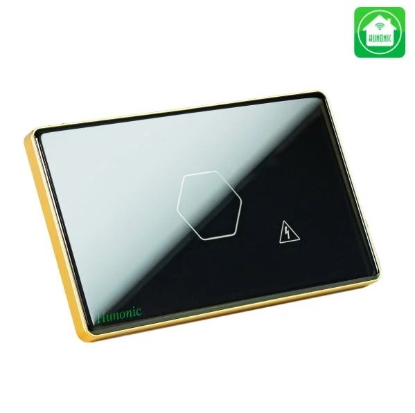 Công tắc cảm ứng BLE Luxury CSL Chống Giật, HCN, màu Đen