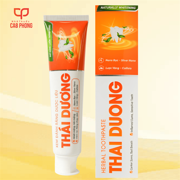 Kem đánh răng dược liệu thái dương (Hộp 01 Tuýp x 150g)