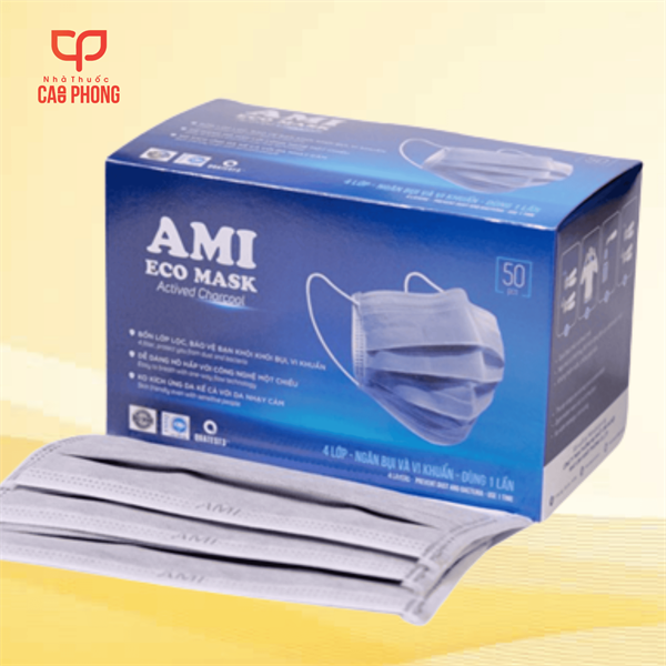 Khẩu trang Ami xám
