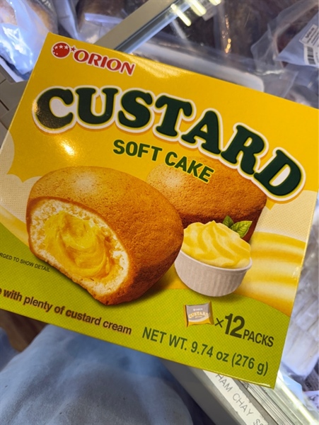 Bánh Nhân Kem Custard