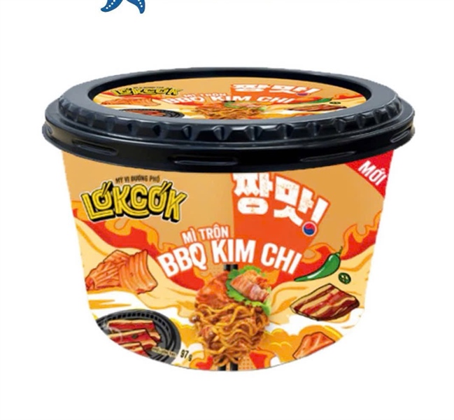 Mì lokcok BBQ kim Chi