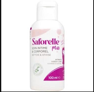 Dung dịch vệ sinh cho bé Saforelle Miss dịu nhẹ, bảo vệ vùng kín (100ml) - Pháp