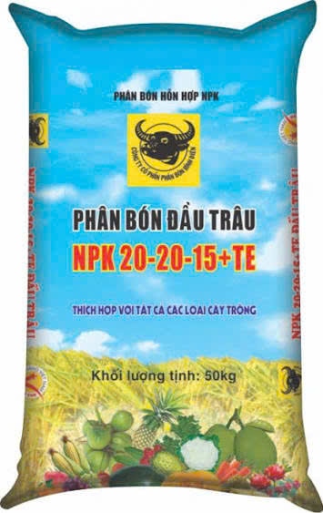 ĐẦU TRÂU NPK 20-20-15+TE(NPK 20-20-15 TE)50KG