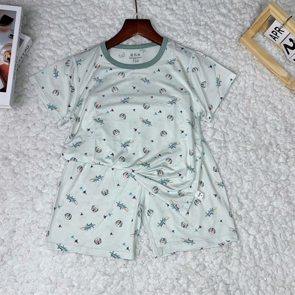 32351 - Bộ Tencel - Hình Máy Bay