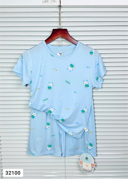 32100 - Bộ Tencel- Khủng Long Phi Hành Gia