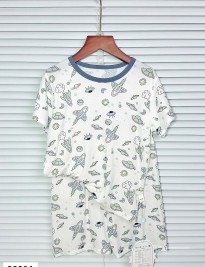 32096-Bộ tencel - Tàu vũ trụ