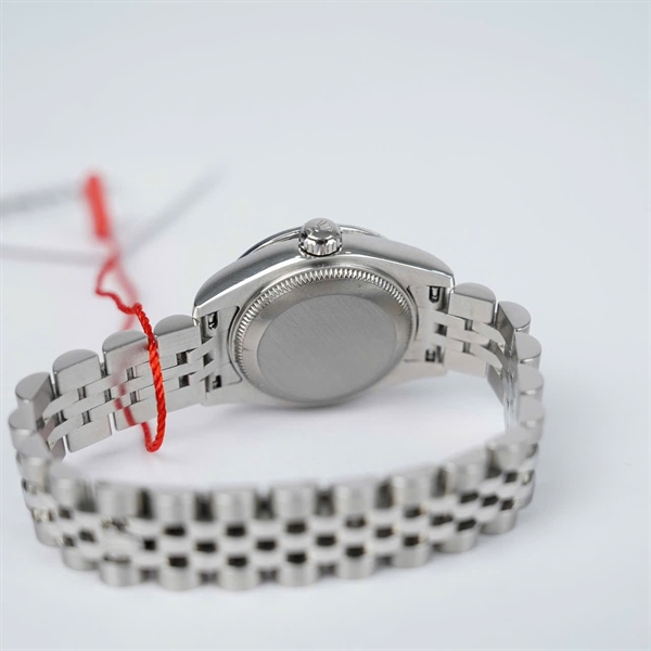 Đồng hồ Rolex bạc viền kim mặt & kim độ (T64757E3) sz28.9 (HC) KG+