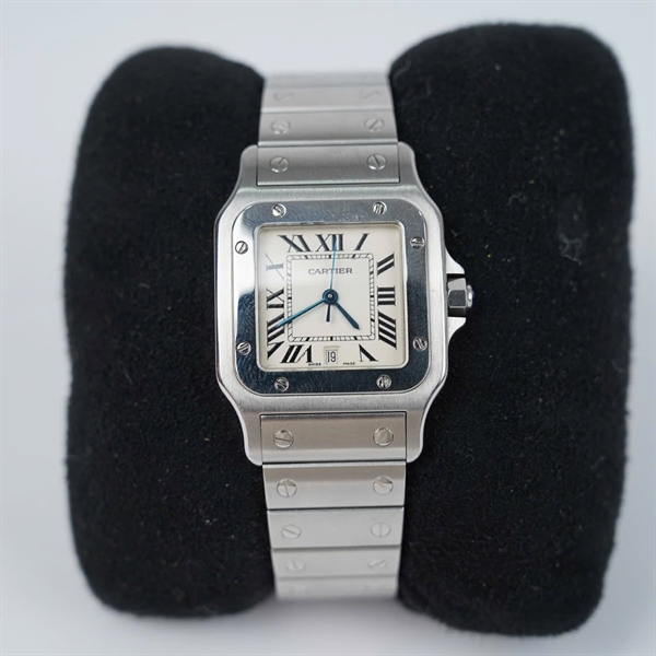 Đồng hồ Cartier bạc (172201LX) sz32.4 (HC) KG+