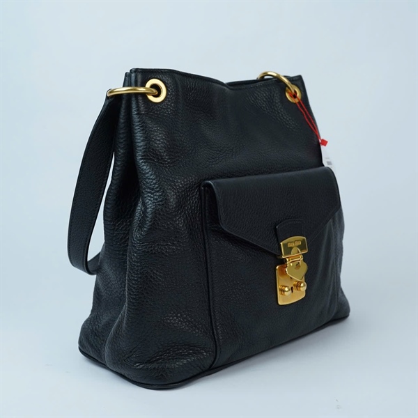 Túi Miu Miu đen sz32 KG+