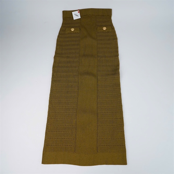 Váy Balmain vàng xanh (BQ) KG+