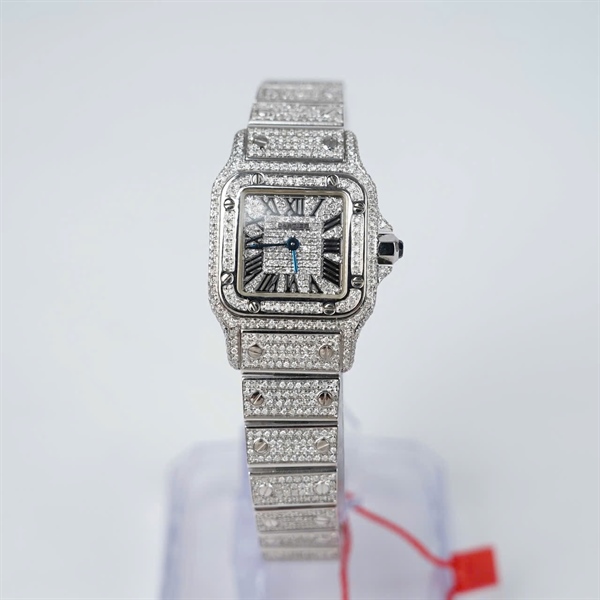 Đồng hồ Cartier full kim- kim độ (232836NX) sz27.2 (HC) KG+
