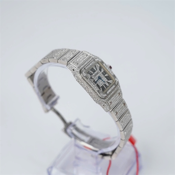 Đồng hồ Cartier full kim- kim độ (232836NX) sz27.2 (HC) KG+