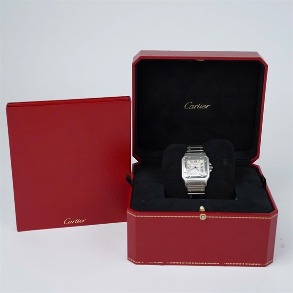 Đồng hồ Cartier bạc (172201LX) sz32.4 (HC) KG+