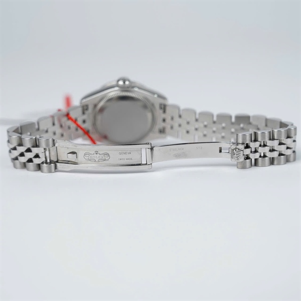 Đồng hồ Rolex bạc viền kim mặt & kim độ (T64757E3) sz28.9 (HC) KG+