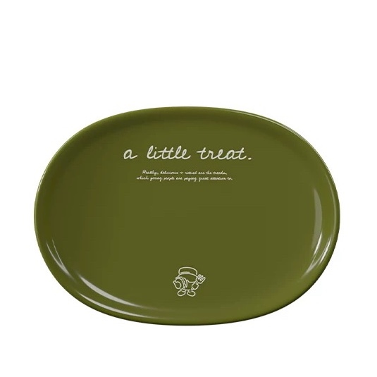 Dĩa Oval - A little treat - 16.5 x 12.5cm - Xanh