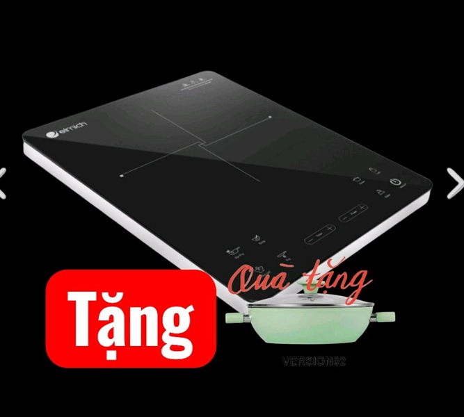 Bếp điện từ Elmich ICE-1831 (tặng kèm nồi lẩu EL-5553Y28)