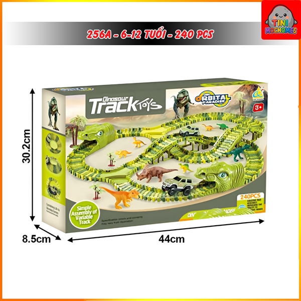 Đồ chơi trường đua khủng long XC256A