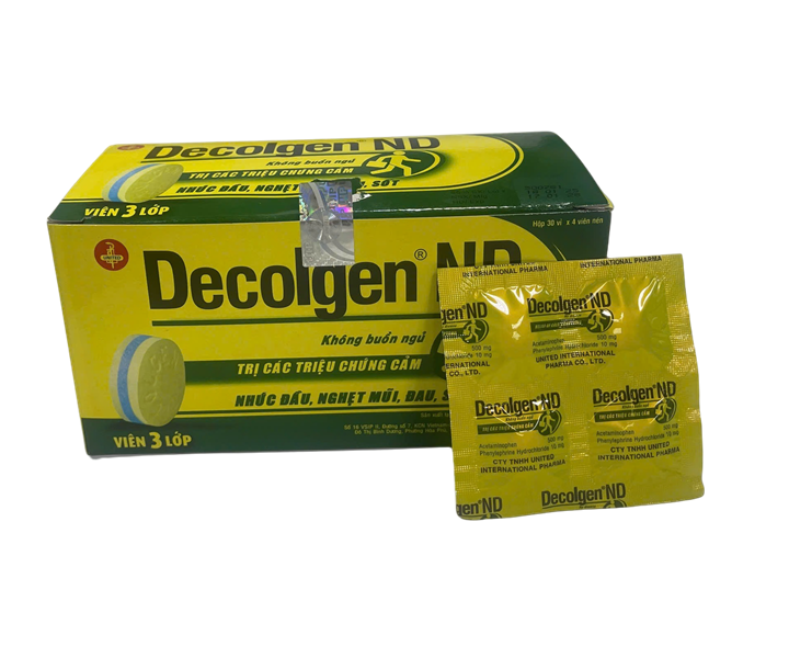 Decolgen ND United Pharma (Hộp/30vỉ/4viên)