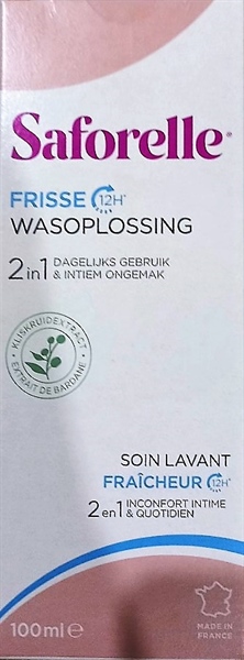 Dung dịch vệ sinh Saforelle soin lavant Fraicheur 100ml - Pháp
