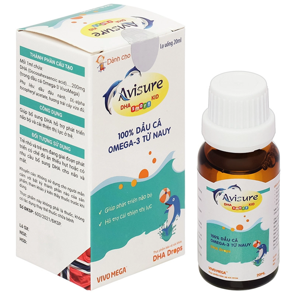 Siro uống Avisure DHA Smart kid 30ml - Bảo Minh