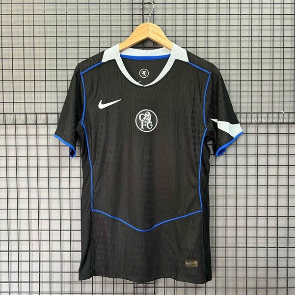 Áo bóng đá retro chelsea 2025 MÀU ĐEN - thời trang blockcore
