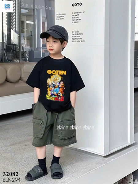 32082-Set sogoku đen quần rêu