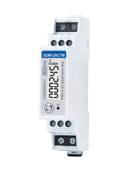 Meter EASTRON 1 pha + CT. Mã: SDM120CTM-40mA(200A/40mA)