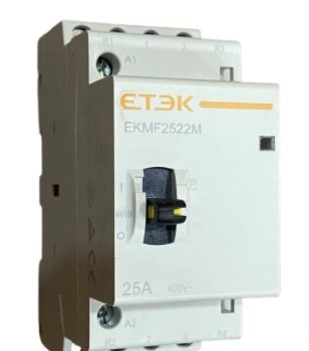 CONTACTOR 2NO 2NC 25A MANUAL ETEK