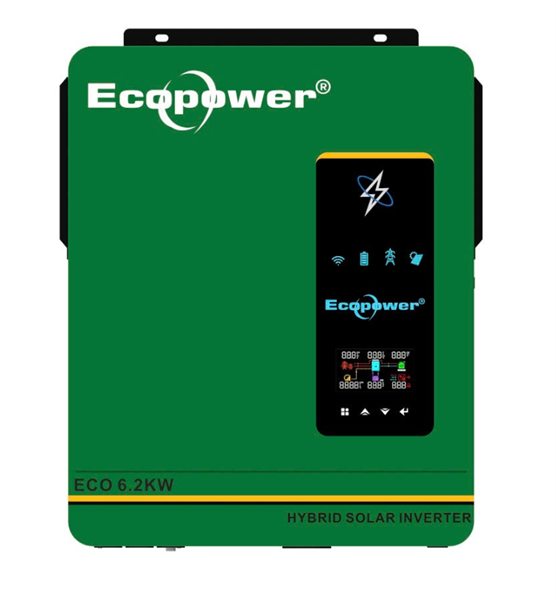 Inverter Hybrid bù lưới, độc lập ECO POWER (5KW + 1.6KW) 48V or không bình Model: ECO 6.2KW