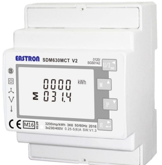 Meter EASTRON 3 pha + CT. Mã: SDM630 MCT
