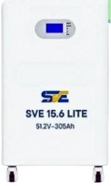 PIN LƯU TRỮ ÁP THẤP NHÃN HIỆU SVE 15.6 LITE. Điện áp: 51.2V/16S Dung lượng: 305Ah - 15.6KWh
