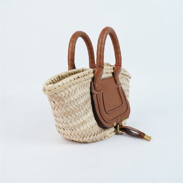 Túi Chloe Marcie Raffia cói sz20-35 (MV) KG+