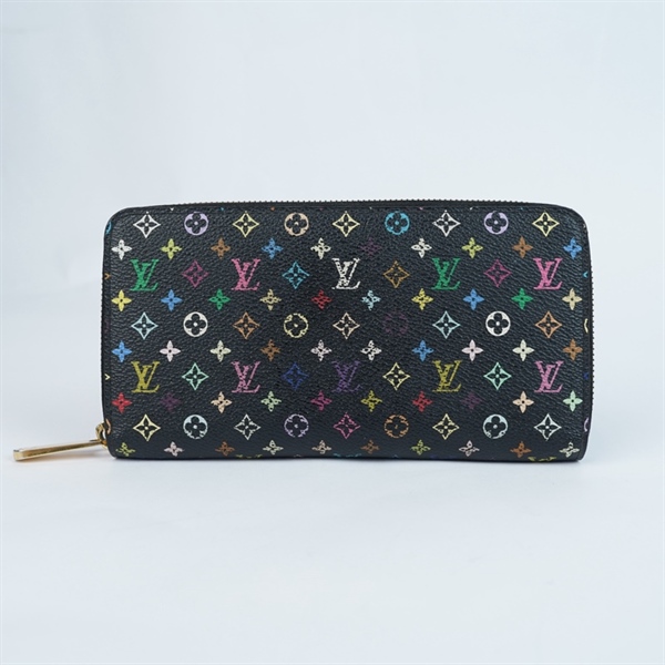 Ví LV zip đen họa tiết Multicolor (CA4102) (LT) KG+