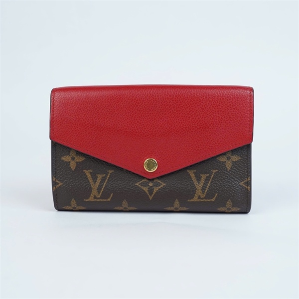 Ví LV hoa nâu nắp đỏ (LT) KG+