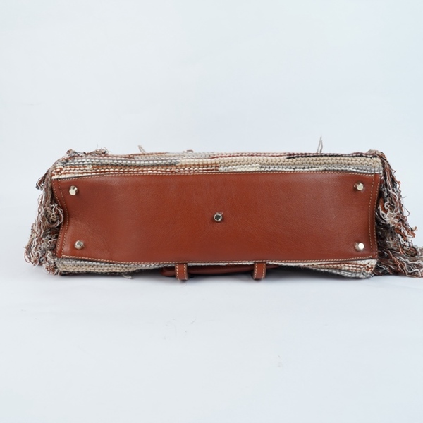 Túi Chloe nâu pha chất len sz33-42 (MV) KG+