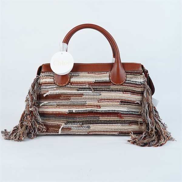 Túi Chloe nâu pha chất len sz33-42 (MV) KG+