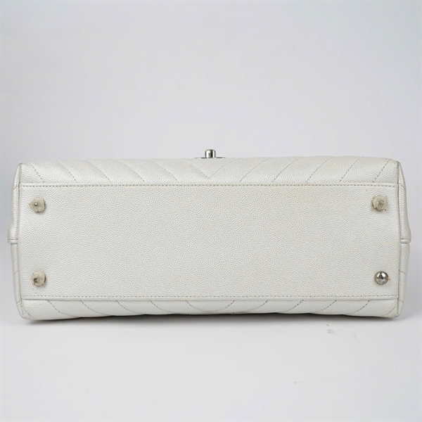 Túi Chanel Coco trắng kèm lót form (28731462) sz29 KG+
